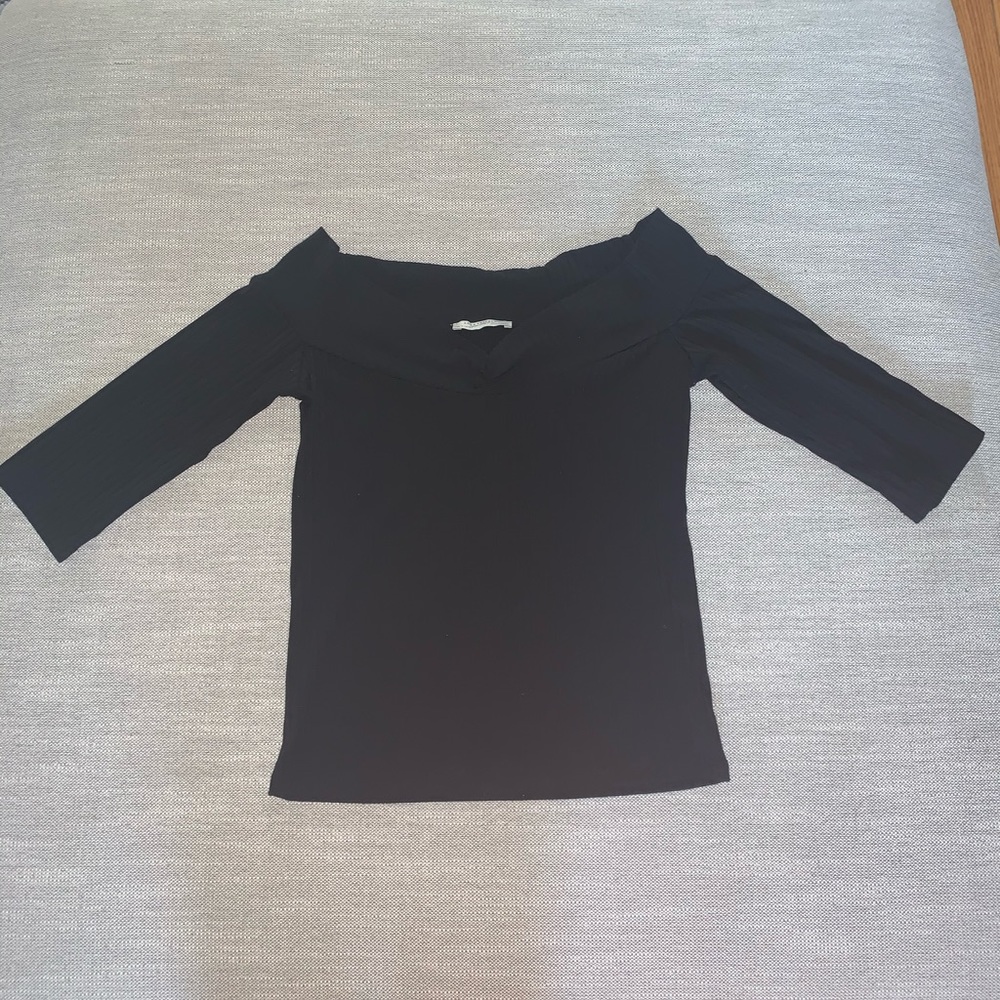 Zara Black Crop Top